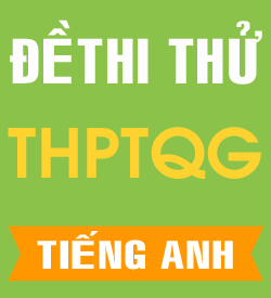 Đề thi thử THPTQG Tiếng Anh